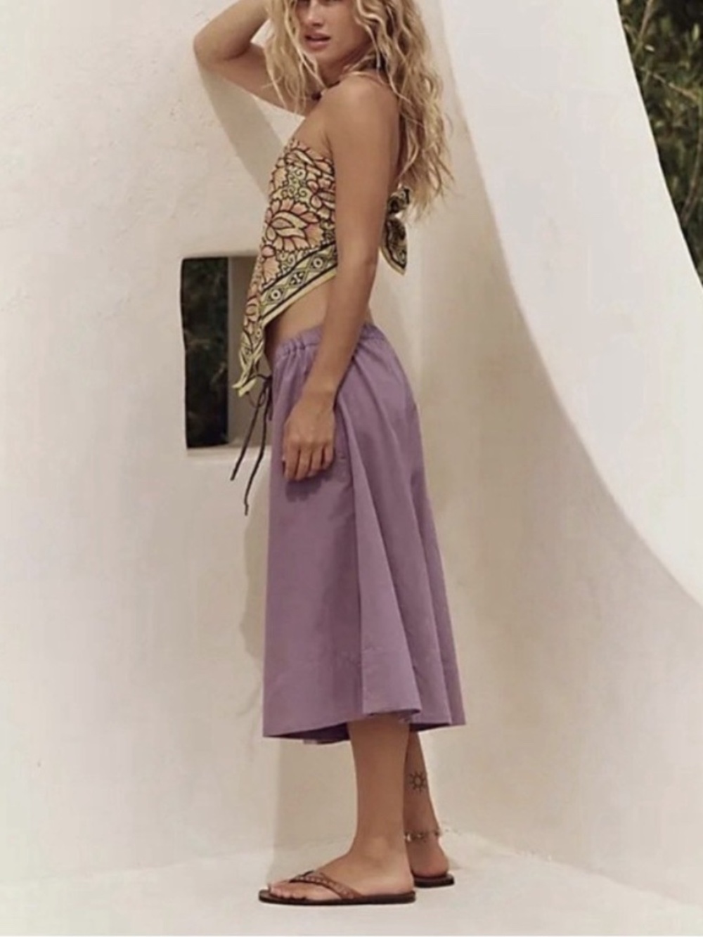 Free People Menorca Slouchy Capris - Picture 2 of 5